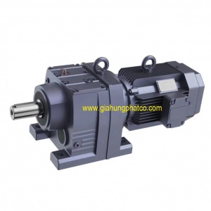 R Series: Động cơ giảm tốc bánh răng xoắn trục thẳng